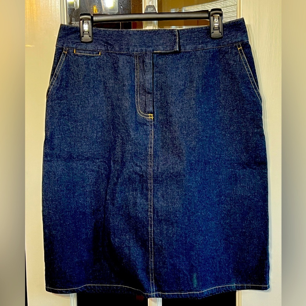 MARSH LANDING PETITES Denim Skirt Size 10P
